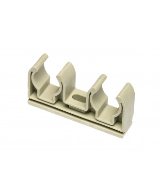 На фото Hi-Therm PP-R pipe clip / double pipe clip